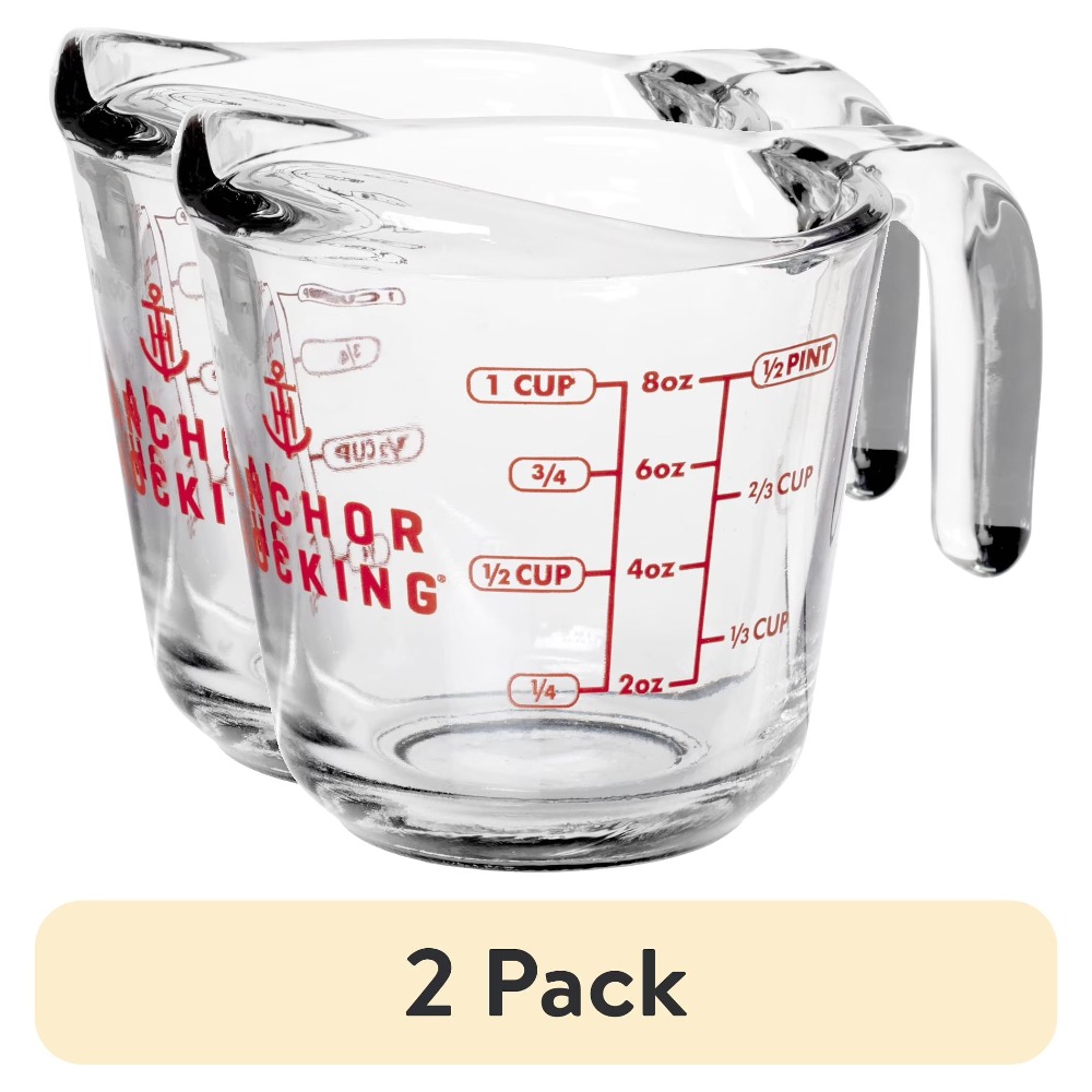 Baking In Kitchen - Juego de 2 tazas medidoras de