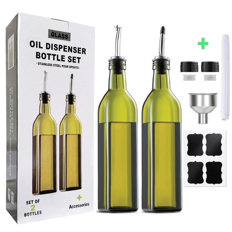Kitchen Glass Baking Set - Dispensador de Aceite y Vinagre de