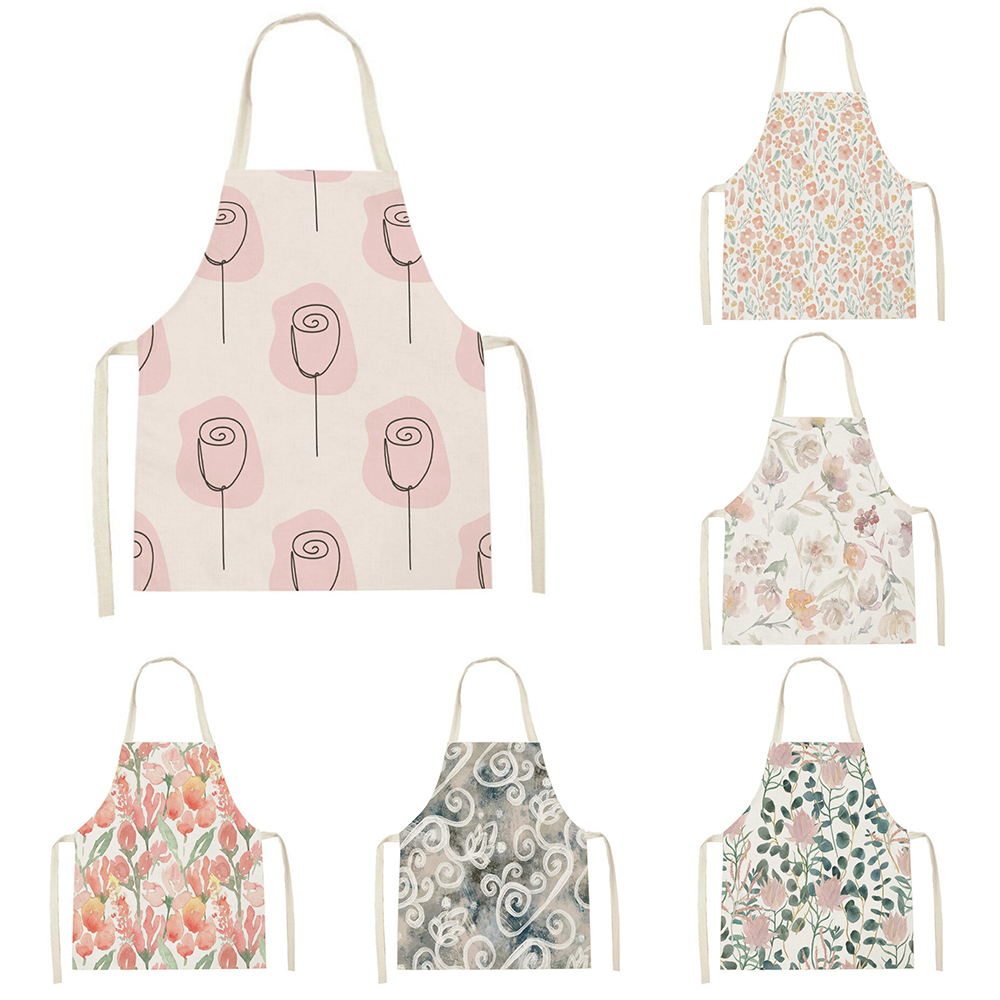 Baking Kitchen Kids - Delantal de cocina de tulipán rosa,