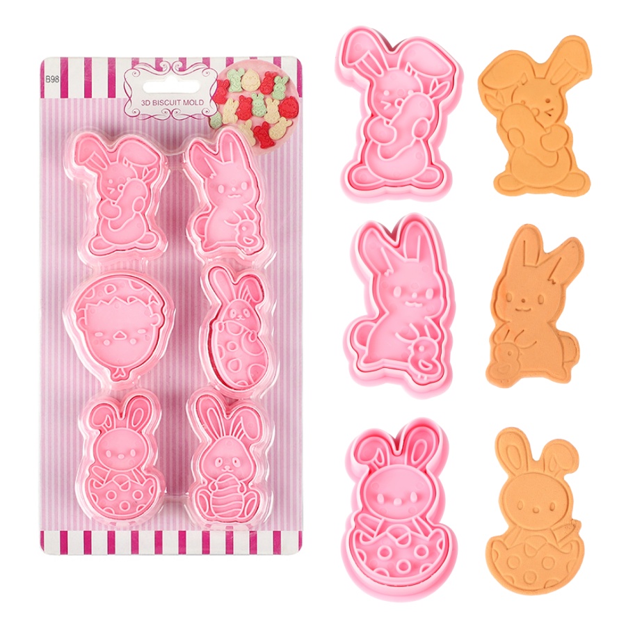 Kitchen Baking Decor - 6 unids/set cortadores de galletas de
