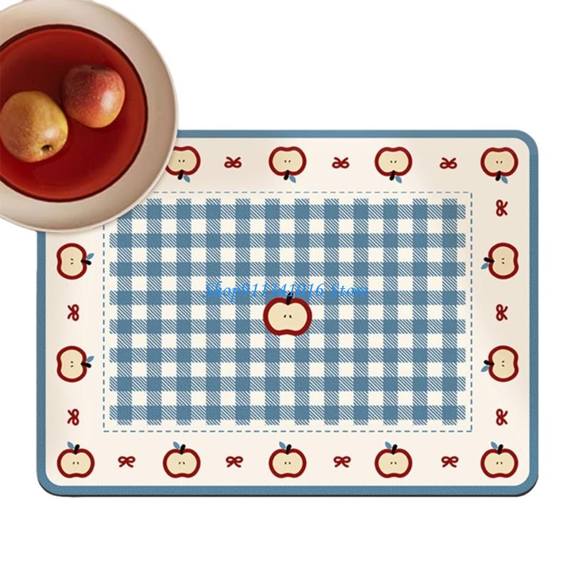 Kitchen Baking Counter - Estera antideslizante secado cocina, almohadilla para