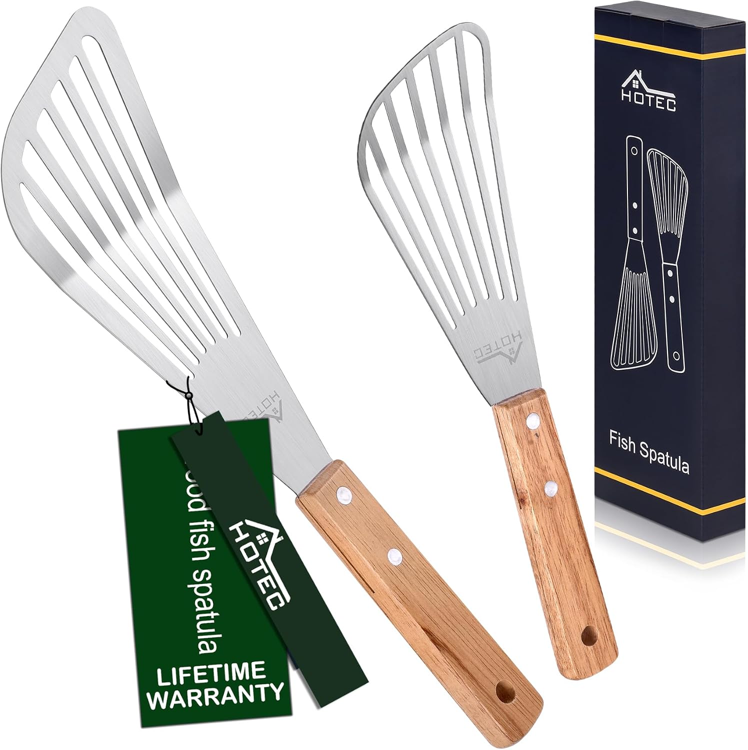 Offset Spatula Set - Juego de 2 espátulas para pescado