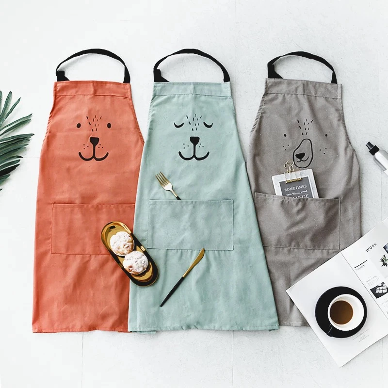 Baking Kitchen Kids - Delantales de oso de dibujos animados