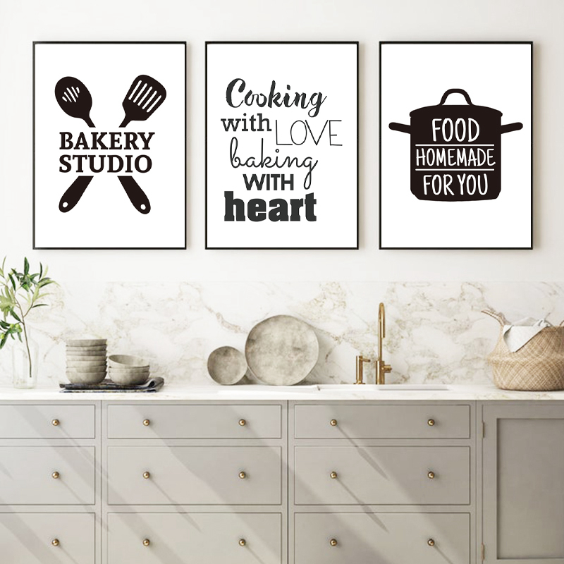 Kitchen Baking Quotes - Impresiones y pósteres de arte mural