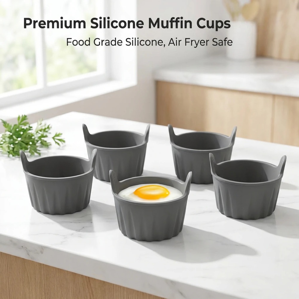 Kit de 6 moldes de silicona pa - Kitchen Pro Baking Tray reseña y precio