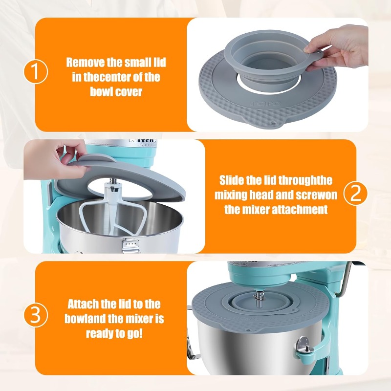 Tapa de Silicona para Tazón de - Kitchen Aid Baking Mixer reseña y precio