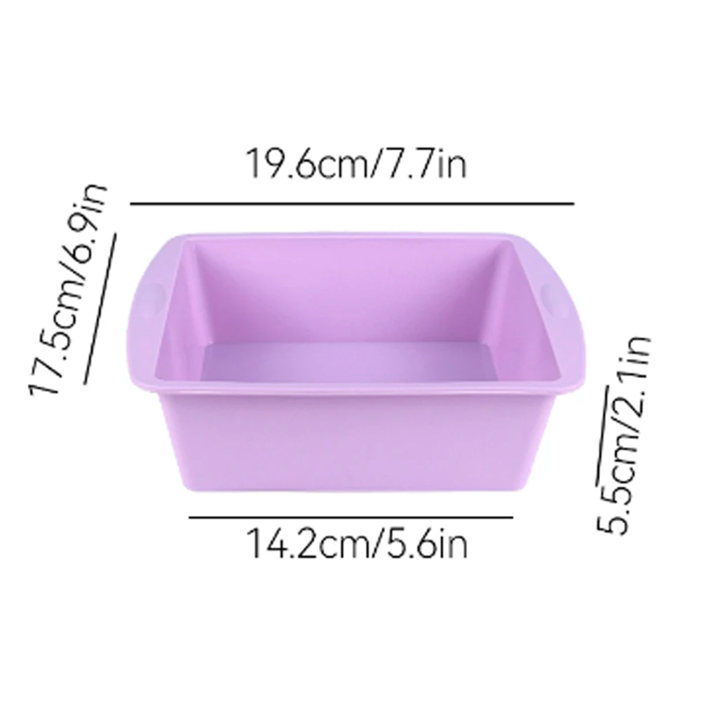 Molde cuadrado de silicona par - Kitchen Baking Ware reseña y precio