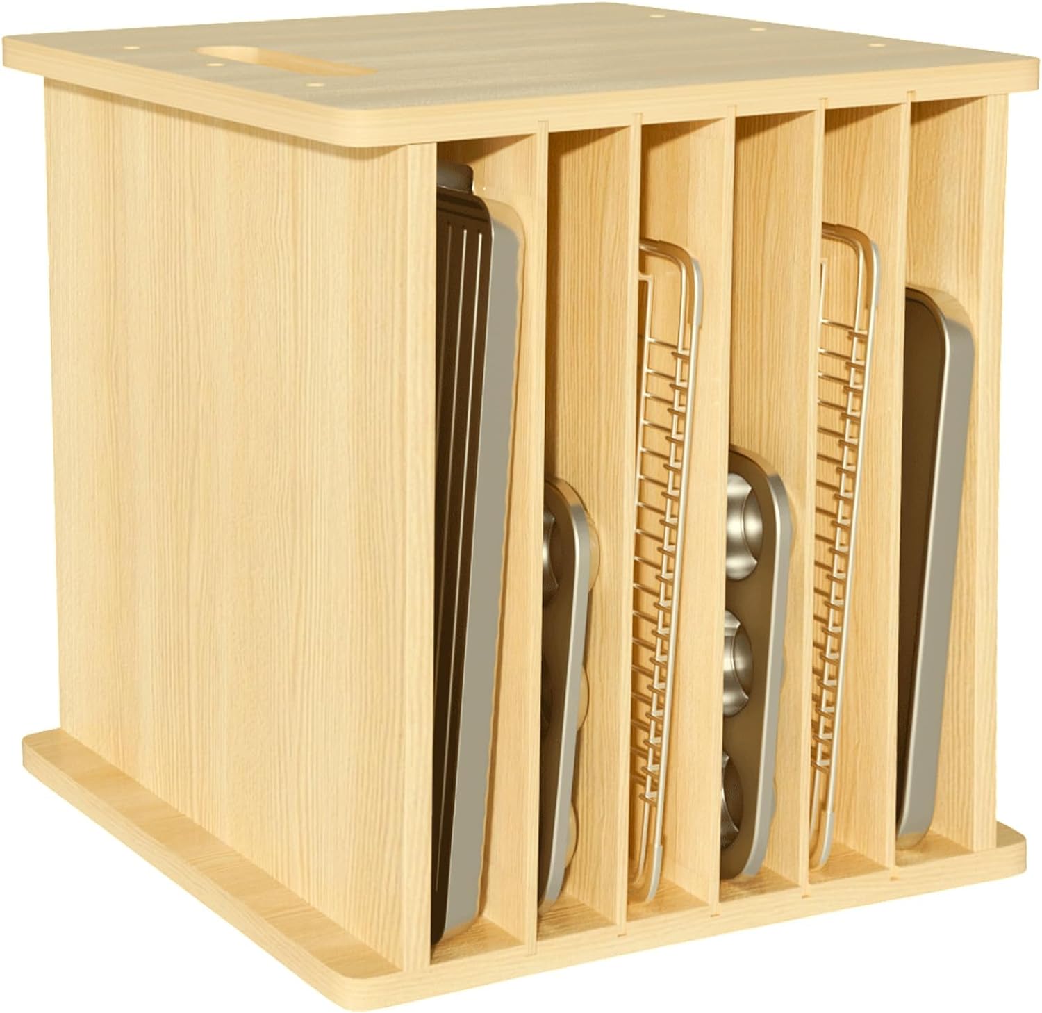 Organizador de bandejas de mad - Kitchen Cabinet Baking Organizer reseña y precio