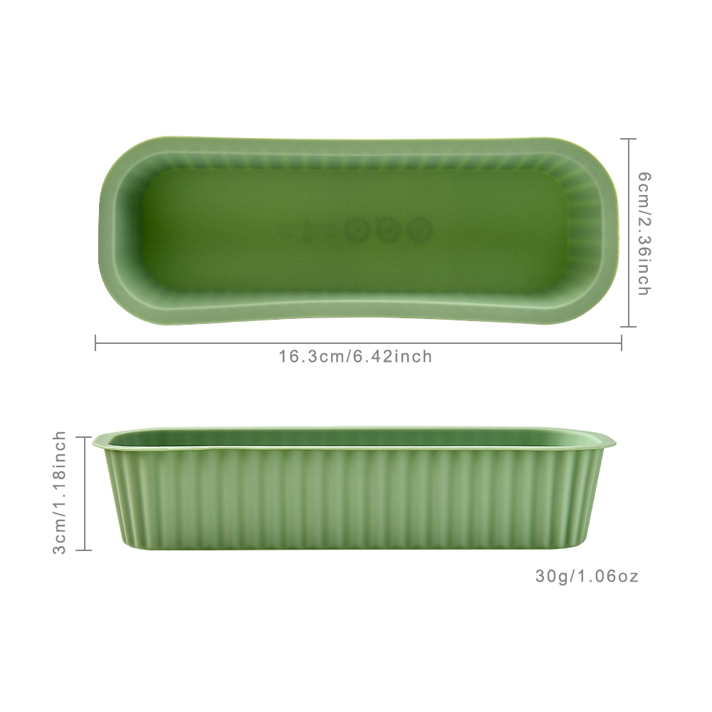 Mini molde de silicona Rectang - Kitchen Baking Ware reseña y precio