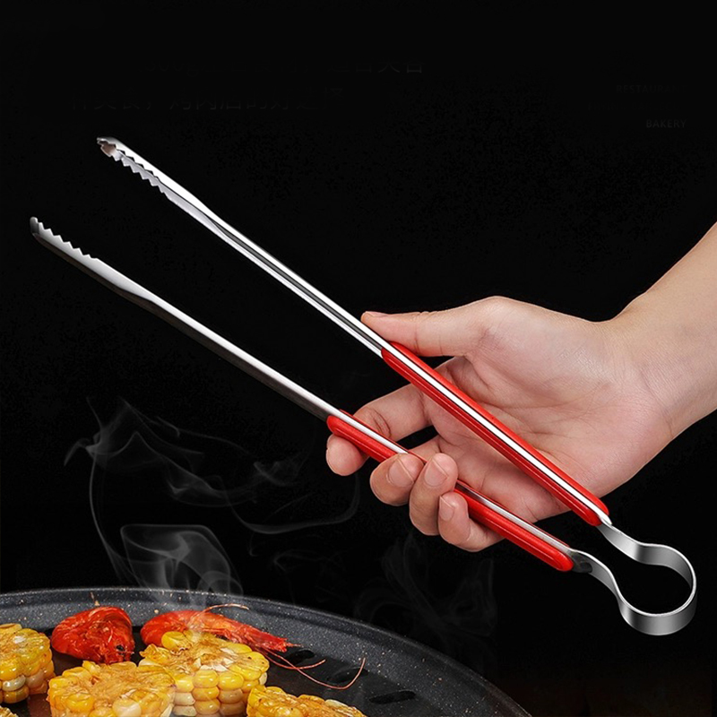Pinza de comida de acero inoxi - Kitchen Baking Ware reseña y precio