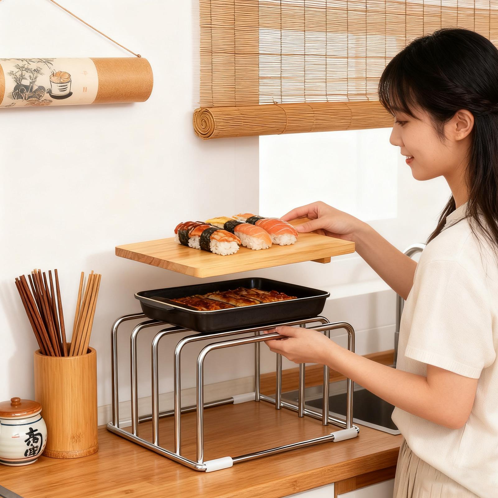 Estante de almacenamiento para - Kitchen Cabinet Baking Organizer reseña y precio