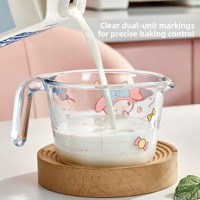 Taza Medidora de Vidrio con Di - Kitchen Glass Baking Set reseña y precio