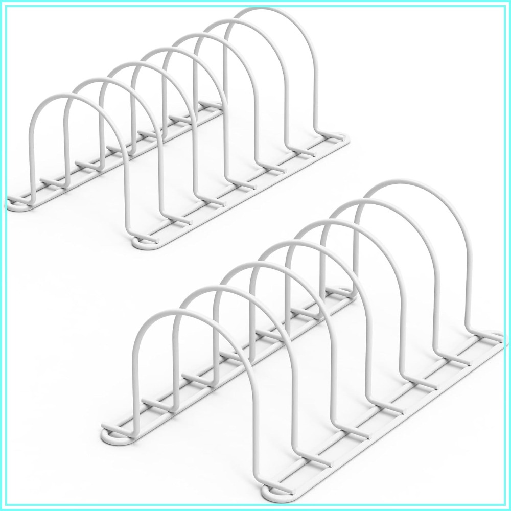 Organizador vertical de platos - Kitchen Cabinet Baking Organizer reseña y precio