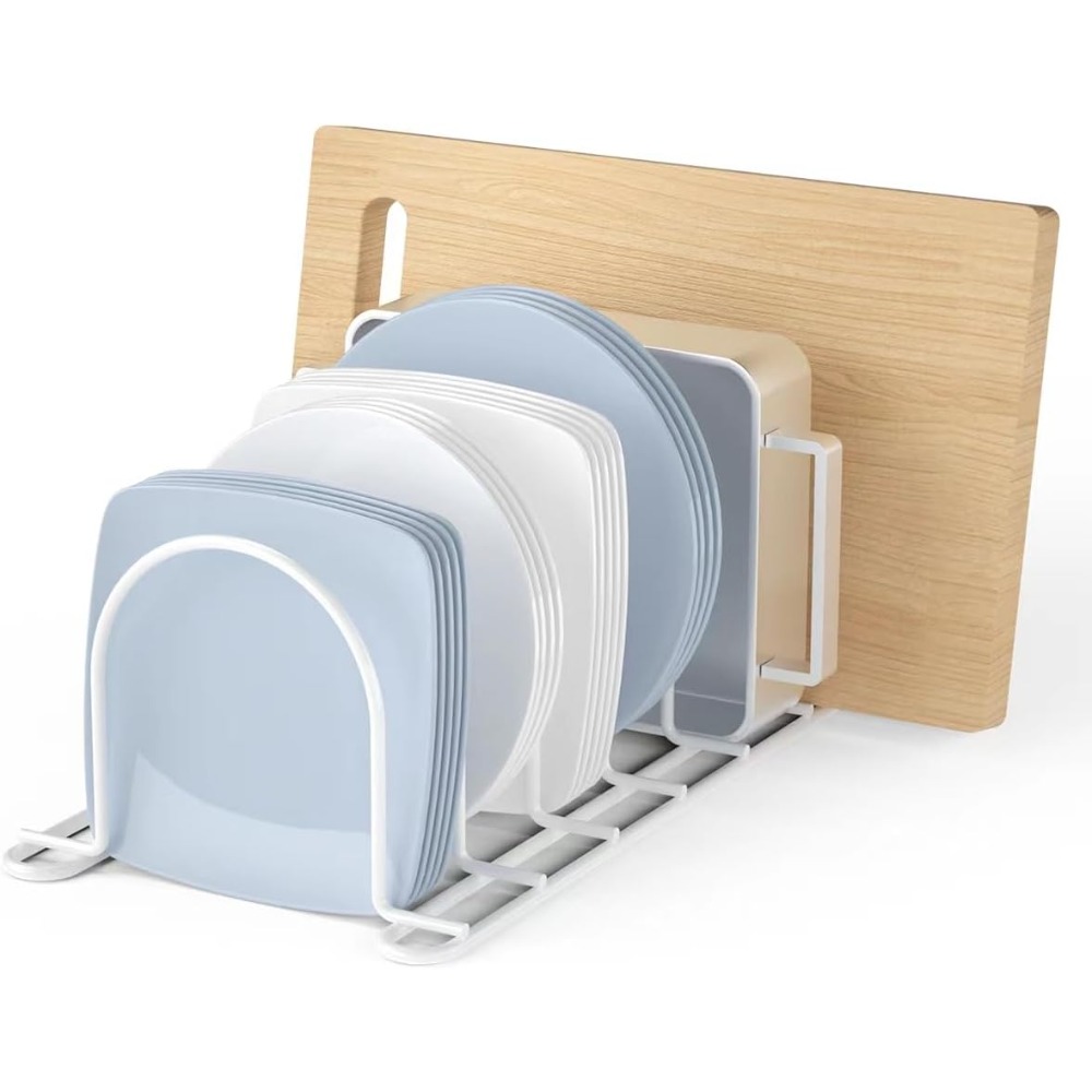 Organizador vertical de platos - Kitchen Cabinet Baking Organizer reseña y precio