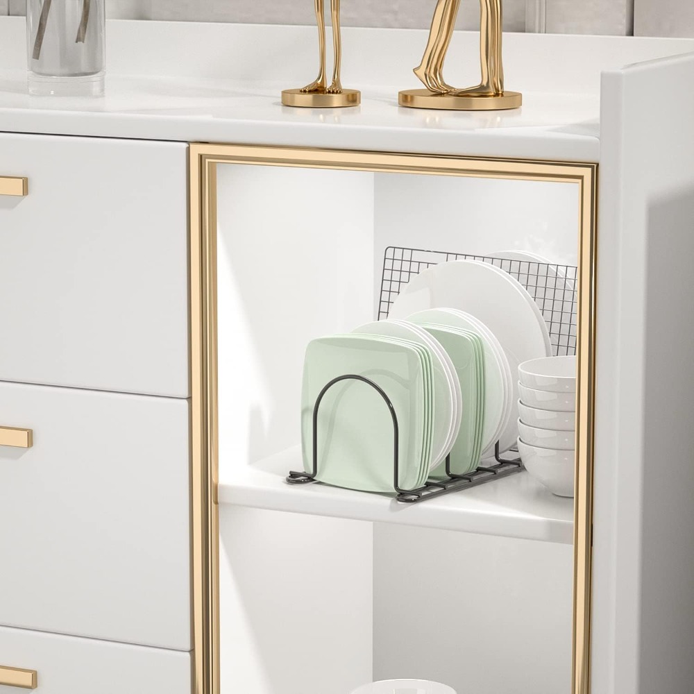 Organizador vertical de platos - Kitchen Cabinet Baking Organizer reseña y precio