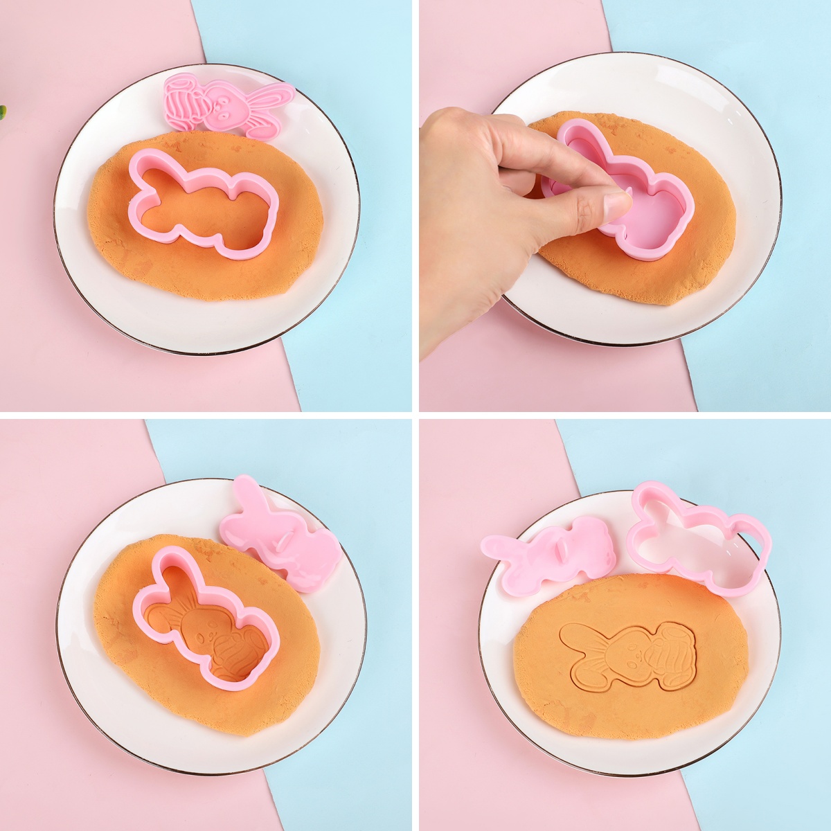 6 unids/set cortadores de gall - Kitchen Baking Decor reseña y precio