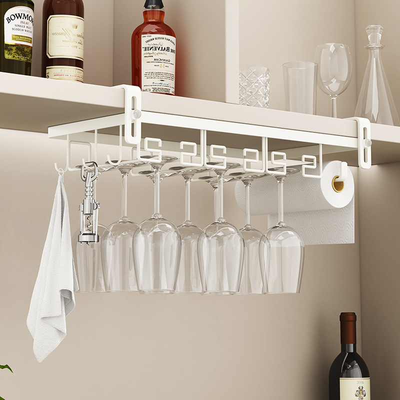 Soporte para copas de vino con - Kitchen Cabinet Baking Organizer reseña y precio