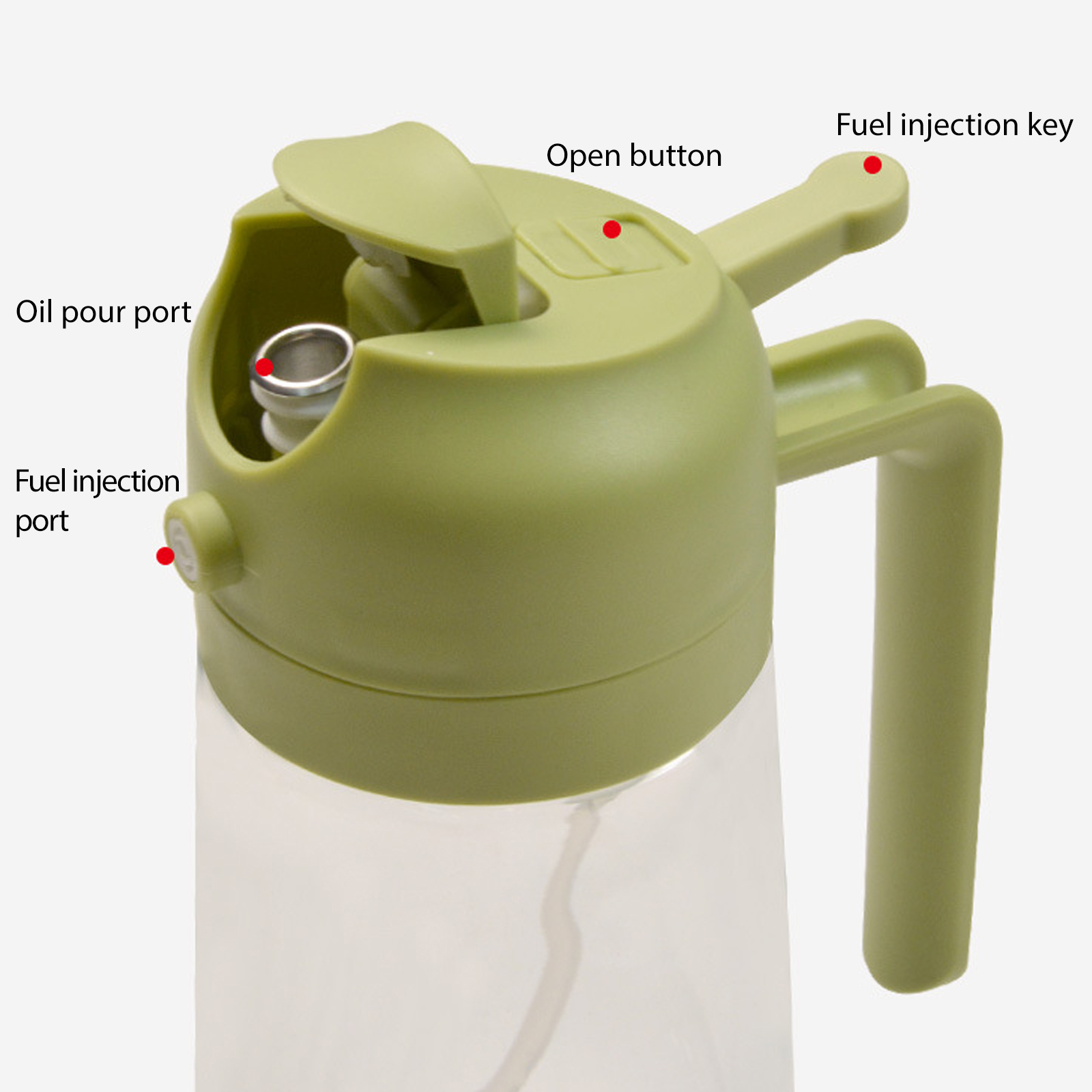 Pulverizador de aceite de vidr - Kitchen Glass Baking Set reseña y precio