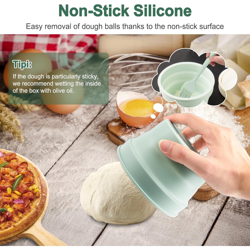 Caja híbrida para masa de Pizz - Kitchen Jobs reseña y precio