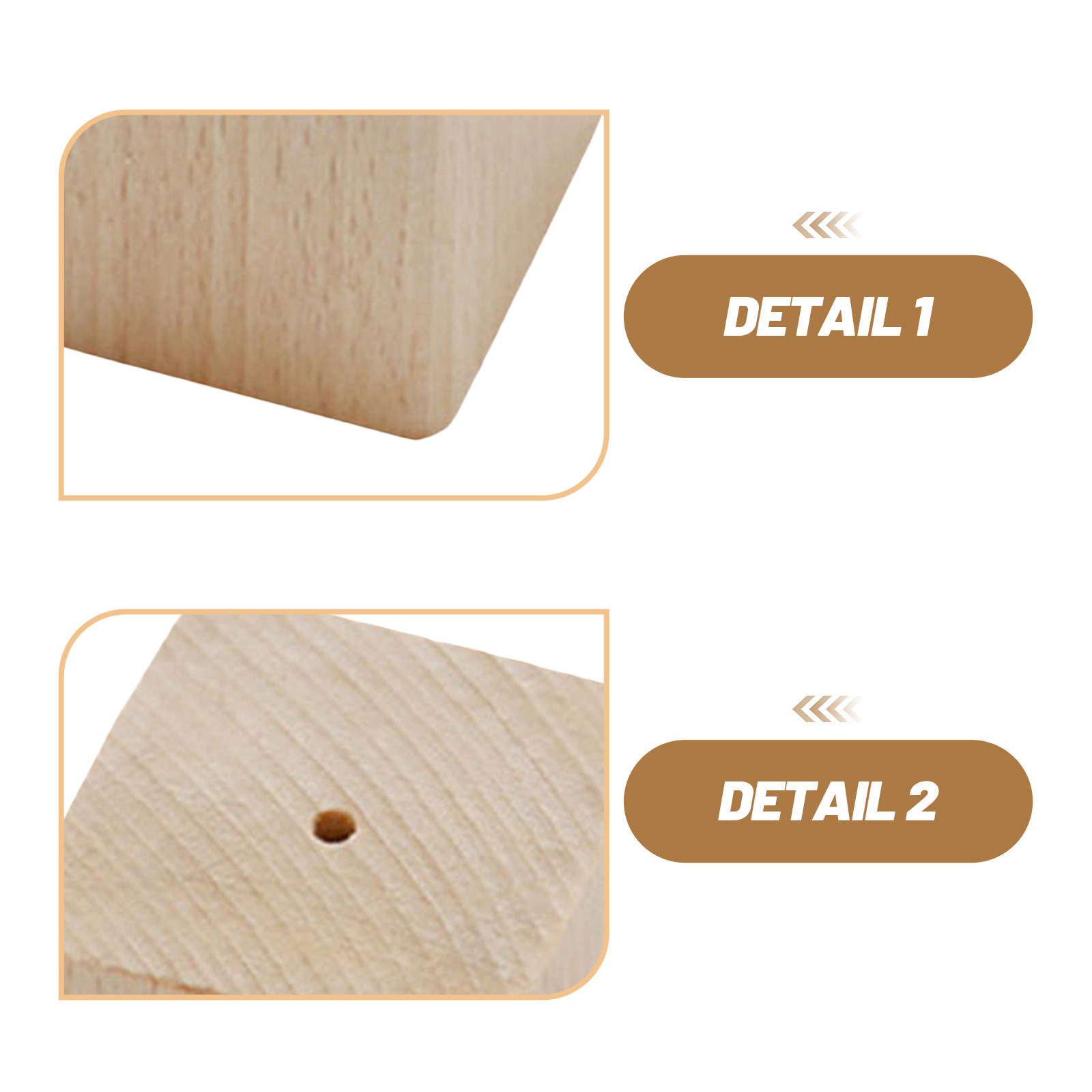2 Bases de Madera para Flores, - Kitchen Baking Decor reseña y precio