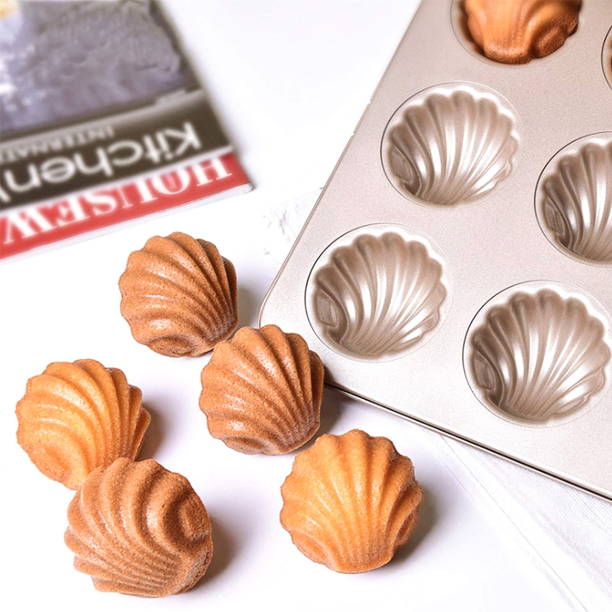Molde Madeleine con forma de c - Kitchen Baking Ware reseña y precio