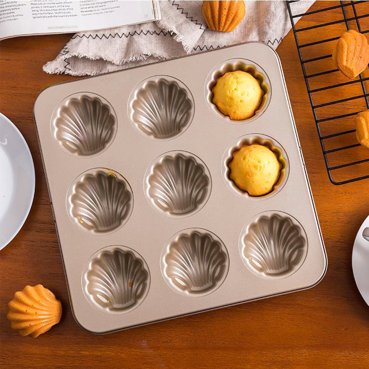 Molde Madeleine con forma de c - Kitchen Baking Ware reseña y precio
