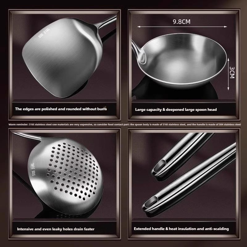 Espátula de acero inoxidable p - Offset Spatula Set reseña y precio