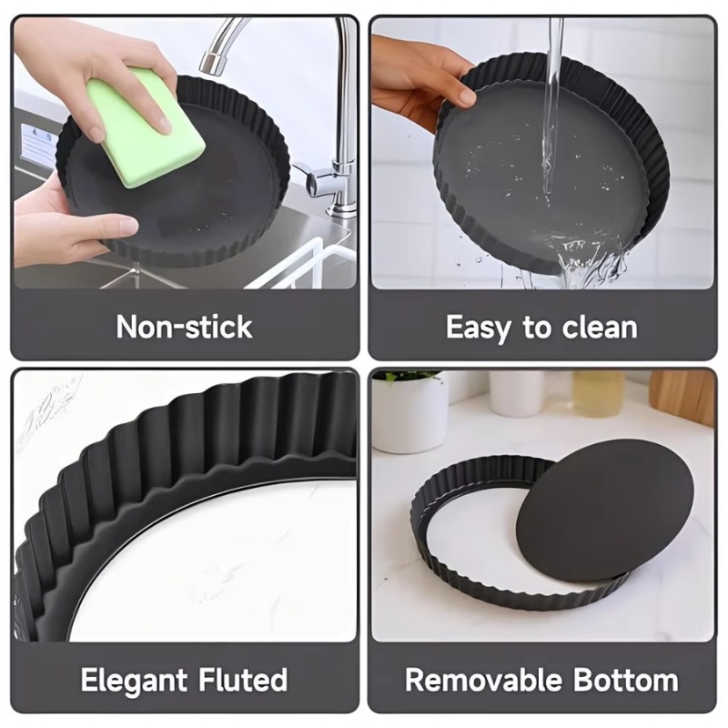 1 unidad Molde para tartas y q - Kitchen Baking Ware reseña y precio