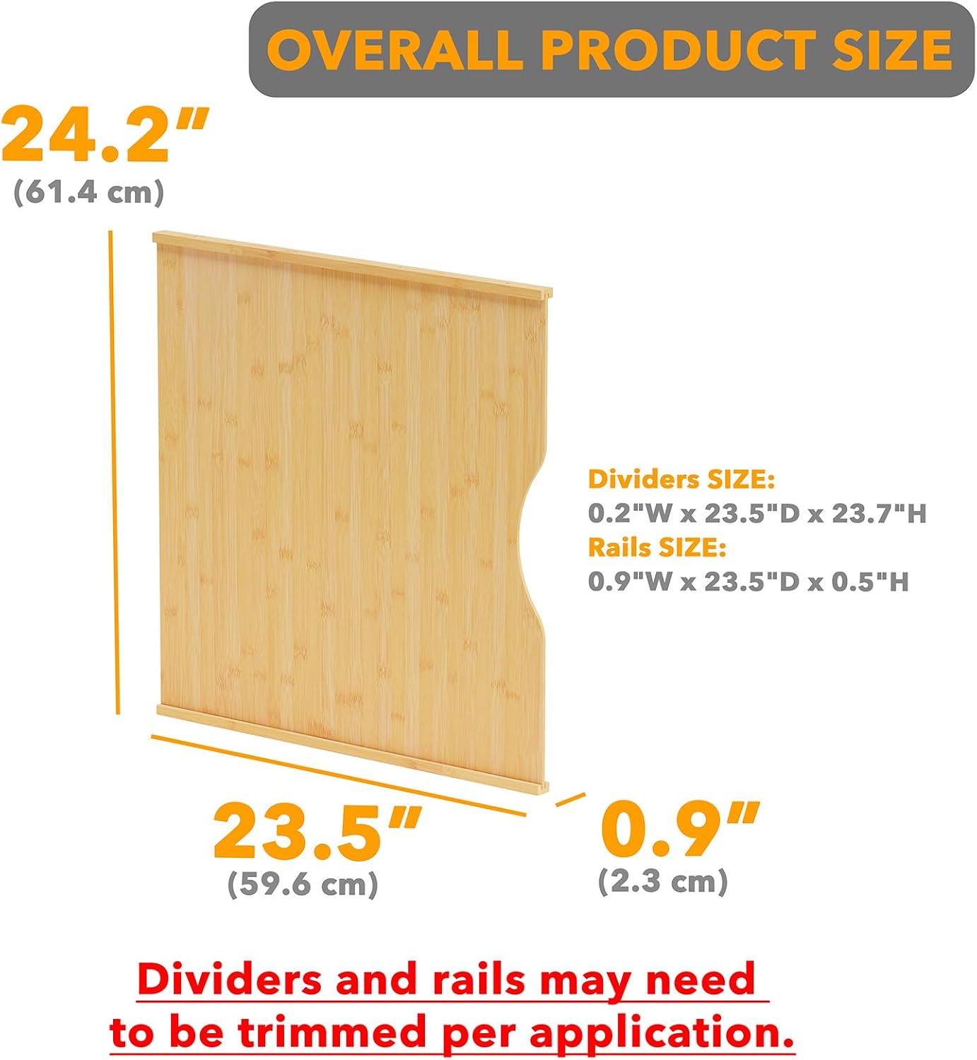 Paquete de 10 divisores de bam - Kitchen Cabinet Baking Organizer reseña y precio