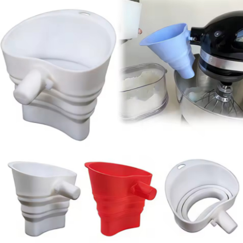 1/3 piezas de embudo de silico - Kitchen Aid Baking Mixer reseña y precio